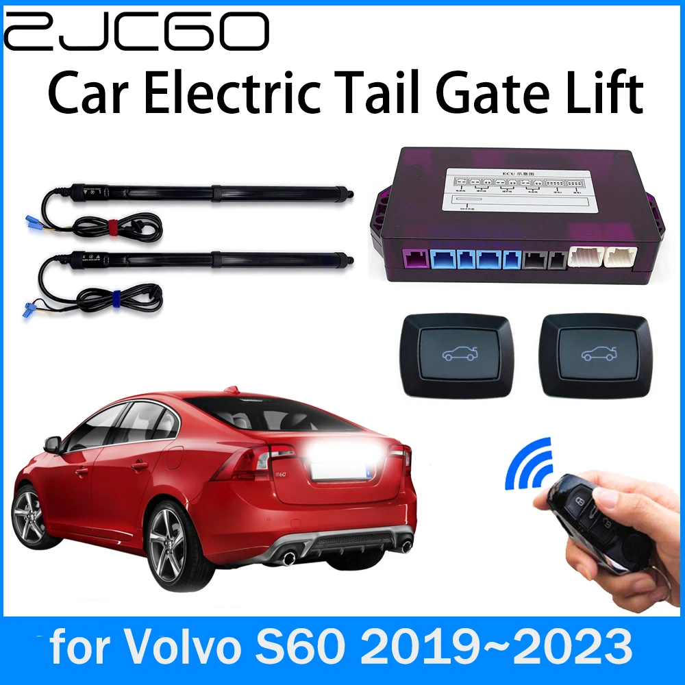 

ZJCGO Car Power Trunk Electric Suction Tailgate Intelligent Tail Gate Lift Strut for Volvo S60 2019 2020 2021 2022 2023