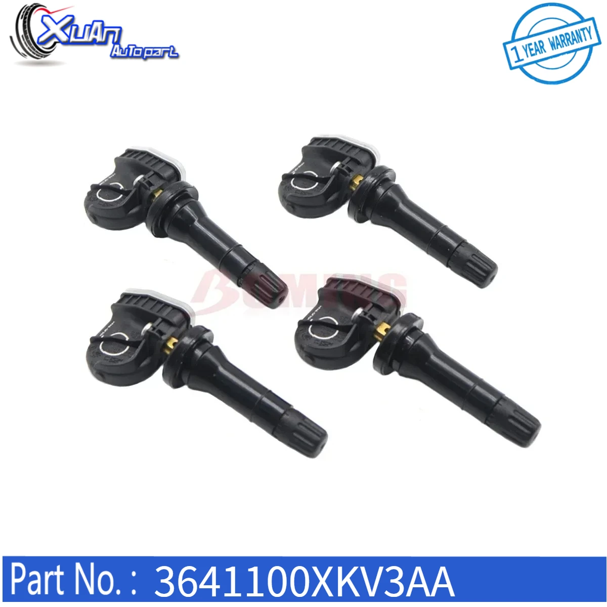 

4Pcs/lot New Car TPMS Tire Pressure Sensor 3641100XKV3AA For Great Wall HOVER H5 WINGLE 5 C30 Haval XY Tank 500 433MHz