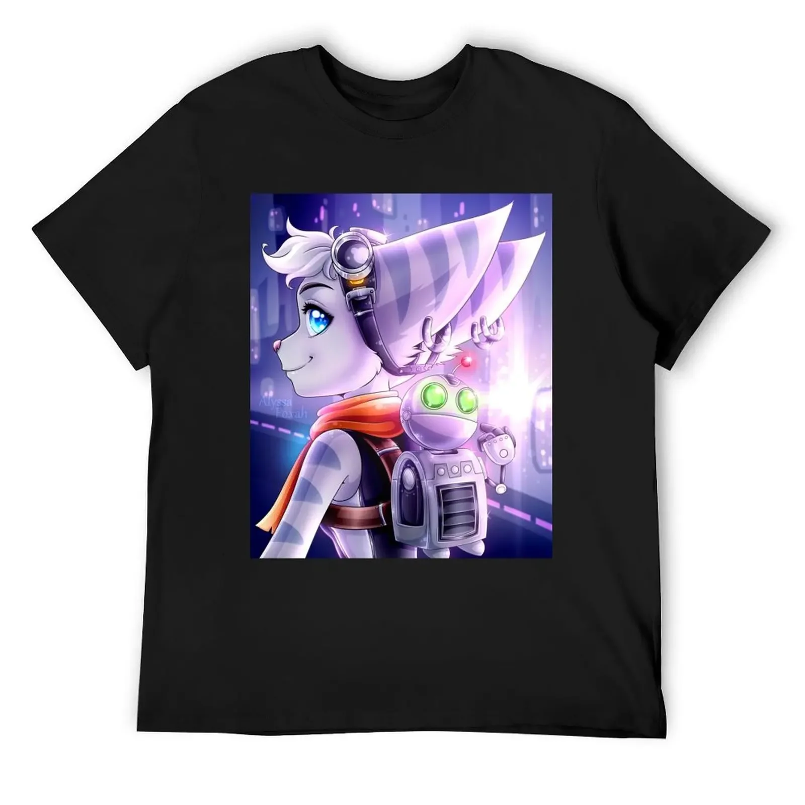 

Rivet - Lombax Girl T-Shirt boys whites anime tshirt men clothes