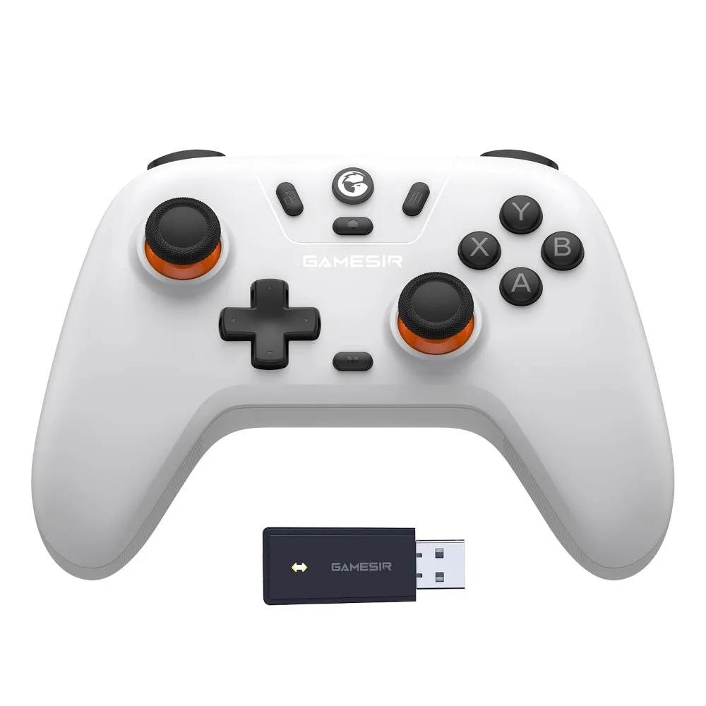 Wireless Game Controller with Hall Effect Triggers