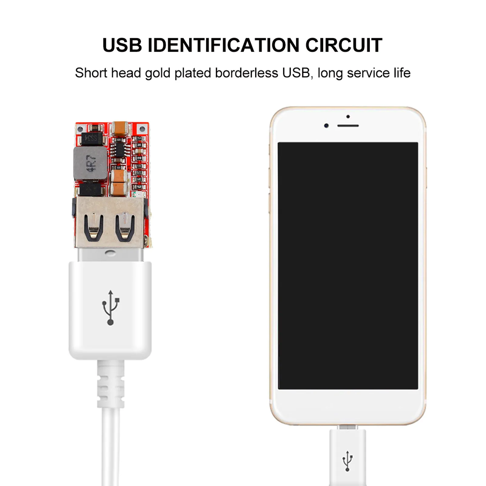 

5Pcs Dc-Dc Buck Module 6-24V to 5V 3A USB Charger Module Reverse Polarity Protection Ultra-Low Current Compatible Car Cigarette