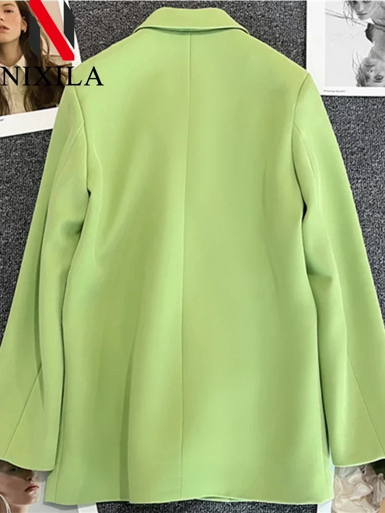 Nuovo in primavera autunno elegante Blazer donna coreano Casual giacca da donna moda cappotti femminili di lusso Splice Office Lady Clothes