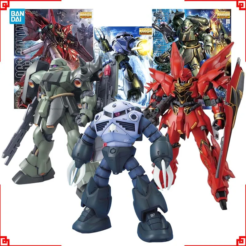 

Bandai Gundam Model Kit MG Sinanju OVA Geara Doga ZGok Action Figure Gunpla Building Kit Collectibles Anime Figures Toys Gift