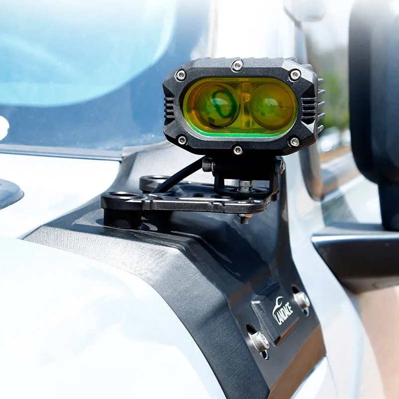 For Great Wall Tank 300 TANK 300 A Pillar Hood Spotlight Auxiliary Fog Light Bracket Engine Hood Light Bracket Accessories
