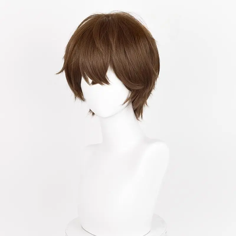 Peluca de cosplay auténtica Identity V Eli Clark |   Simulación de cuero cabelludo y cabello crudo rubio-marrón personalizado