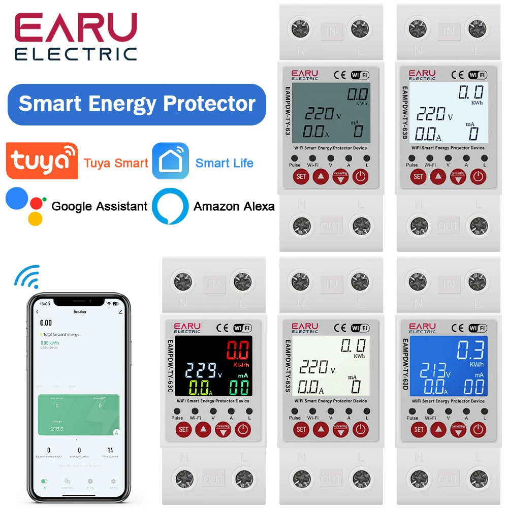 yZ[zTuya WiFiX}[gd͌v d͌v kWh[^[ Rdߓddی쑕u ԃ[u XCb` HՒf