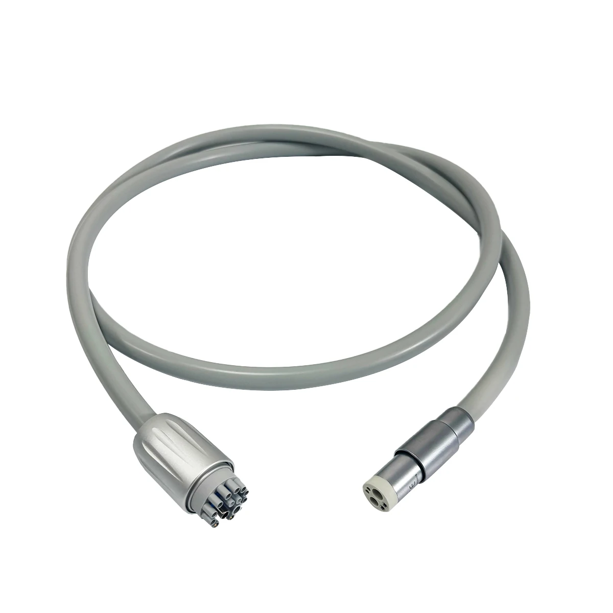 GODENTA Professional Dental Turbine Tubing with Light: Premium Flexible Gray Tubing with Integrated Light & Multiple