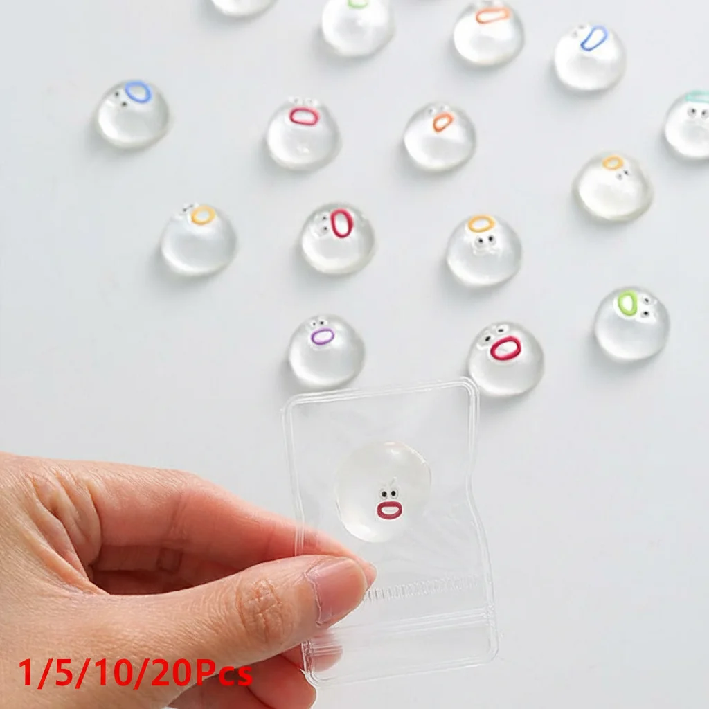 1-20 Stück Mini Niedliche Transparente Fidget-Spielzeuge Kleine Silikon-Emotions-Fidget-Poppers Sensorische Fidget-Spielzeuge Weiche Lustige Stressabbau-Spielzeuge