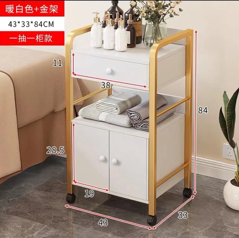 Beauty salon multifunctional storage rack, hair salon small hair cutting cabinet, hair salon tool cabinet, hair salon special to