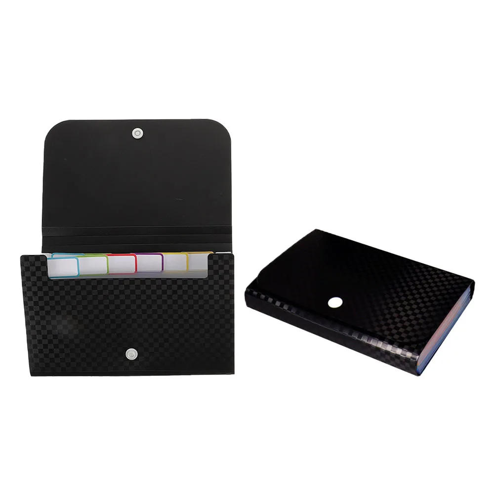 

Набор из 2 многослойных папок для документов, портативный органайзер для файлов, держатель для мелочи, для офиса и улицы, высококачественный материал ПП