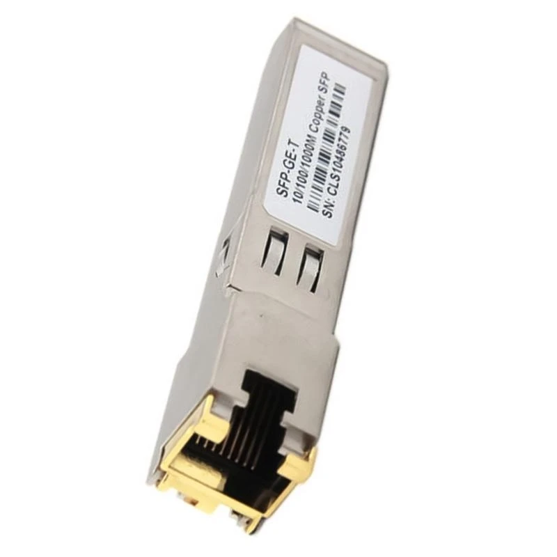 L4MD SFP Modul RJ45 Switcher 1000Base 10/100/1000M SFP ke RJ45 Modul Ethernet Tembaga Gigabit SFP Transceiver Adapter