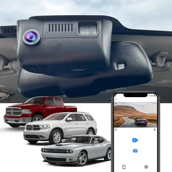 Dash Cam for Dodge Ram 1500 2500 3500 4500 (4th Gen) 2013-2018/ Challenger 2015-2023/ Durango 2014-2020,Fitcamx Dashcam 4K
