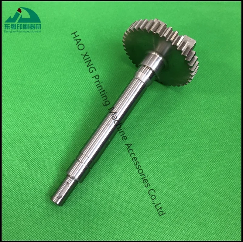 Per Heidelberg SM74 CD74 XL75 parti della stampante albero ingranaggi in acciaio inossidabile 225x79x12mm albero ingranaggio rullo acqua L2.030.409 M2.030.013