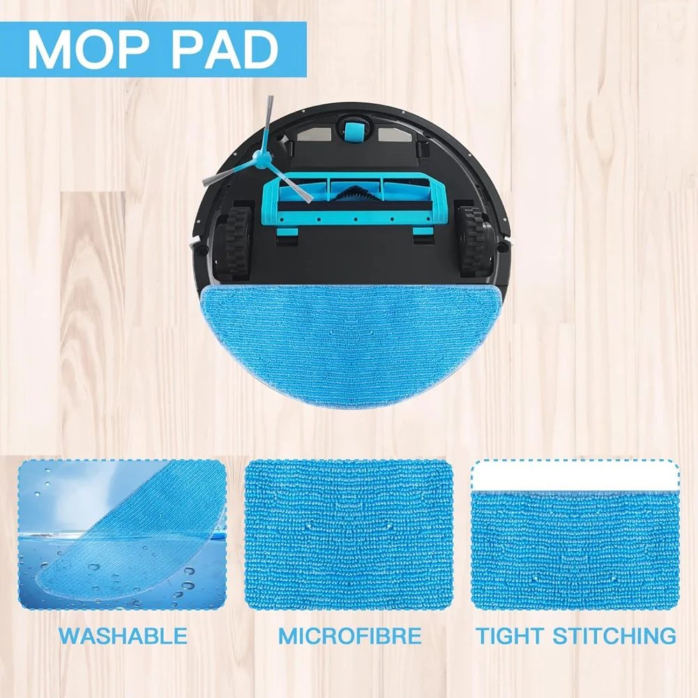 PZHI-For Cecotec Conga 8290 Power Ultra Home Genesis/7490 Immortal X-Treme Main Side Brush Hepa Filter Mop Cloth Dust Bags