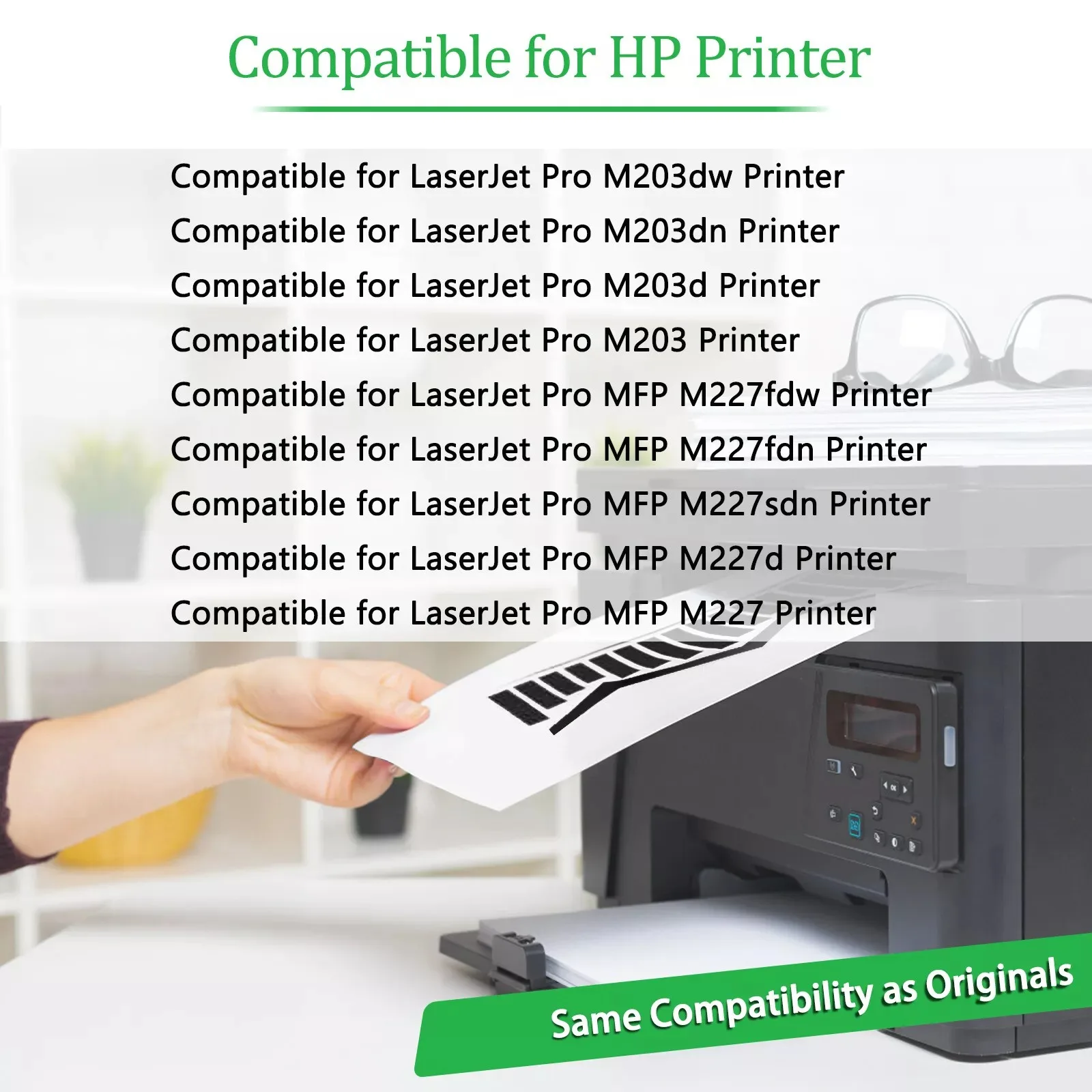 1Pcs-10Pcs High Yield CF230A 30A Toner Cartridges Black Fit for HP Laserjet Pro MFP M203d M203dw M227d M227fdw M227sdn Printer