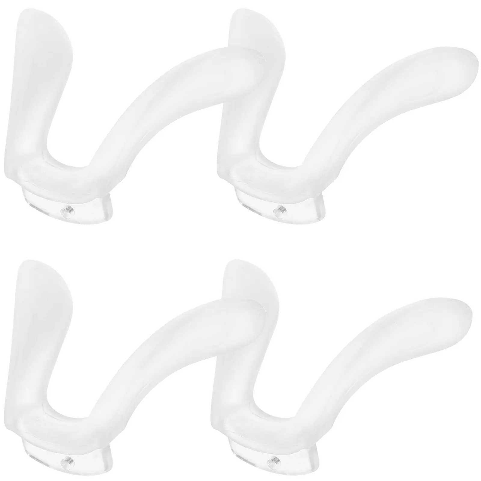 4Pcs Glasses Nose Pads Silicone Comfortable Eyeglass Nose Support Non Slip Replaceable Pads for Glasses Sunglasses Optical Frame