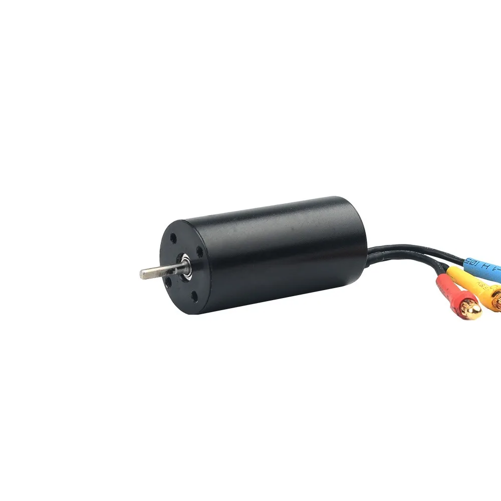 

FATJAY 2040 3300KV RC Hobby 2-pole Model Parts Brushless Inrunner 2-4S Battery Motor for RC Car RC Boat