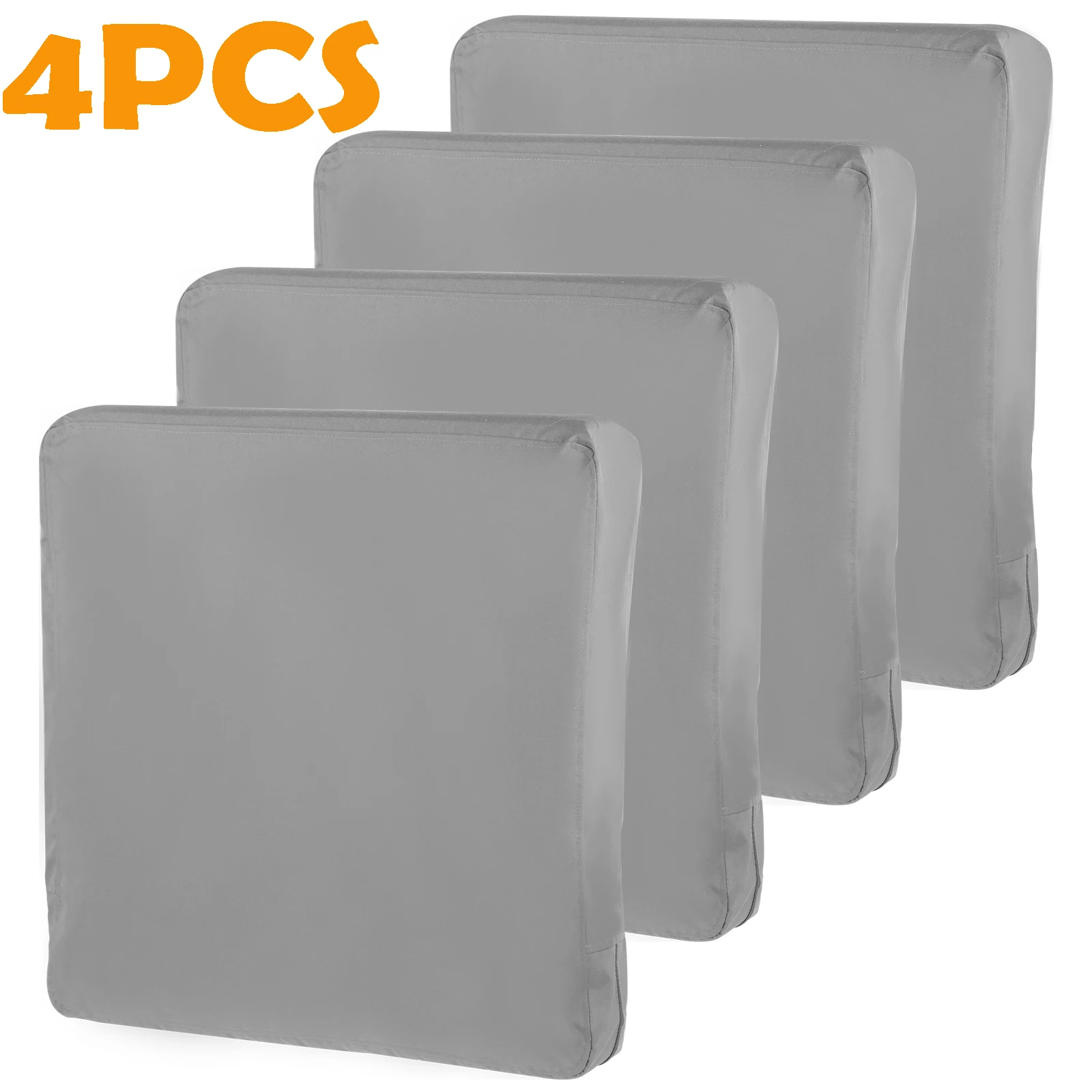 4Pcs Patio Cushion Cover 24×24in Waterproof Cushion Covers Minimalist Outdoor Card Booth Shoe Changing Stool Sofa Cushion Cover