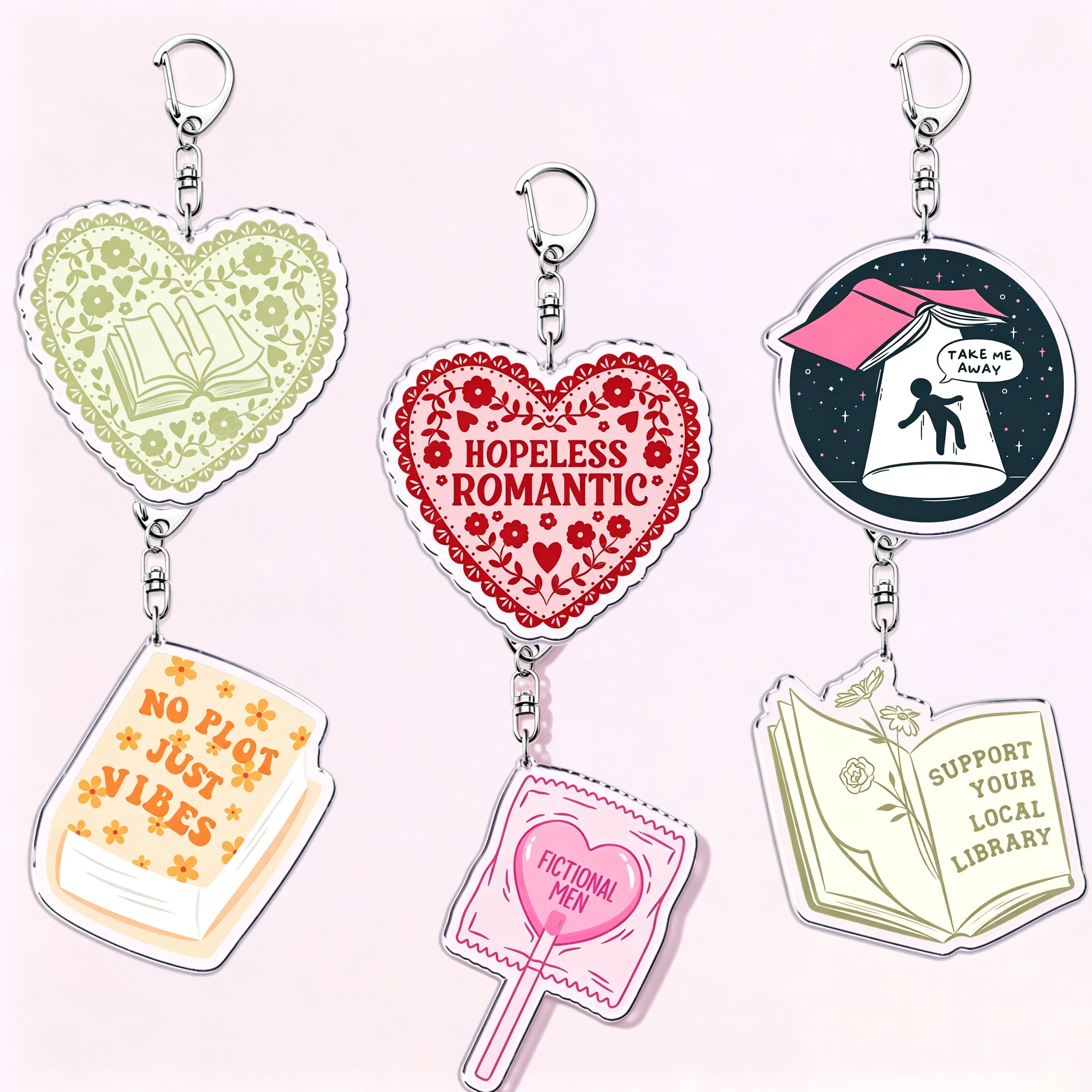Cute Cute Bookish Book Lover Cat Keychains for Women Accessories Bag Reading Reader Literature Keyrings Jewelry Friends Lovers Gifts - Aliexpress Deal