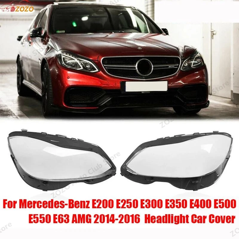 

Car Headlight Cover For Mercedes-Benz E200 E250 E300 E350 E400 E500 E550 E63 AMG 2014-2016 headlight lamp cover car accessories