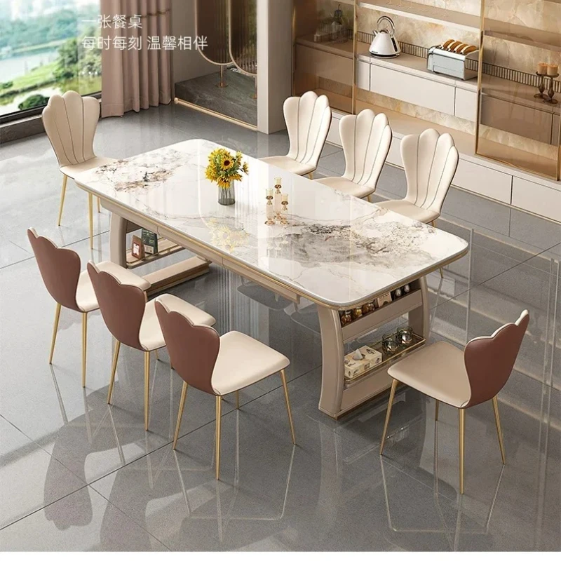Dressing Salon Dining Table Set Luxury Restaurant Side Vanity Dining Room Sets Makeup Bistro Sillas Para Comedor Hotel Furniture
