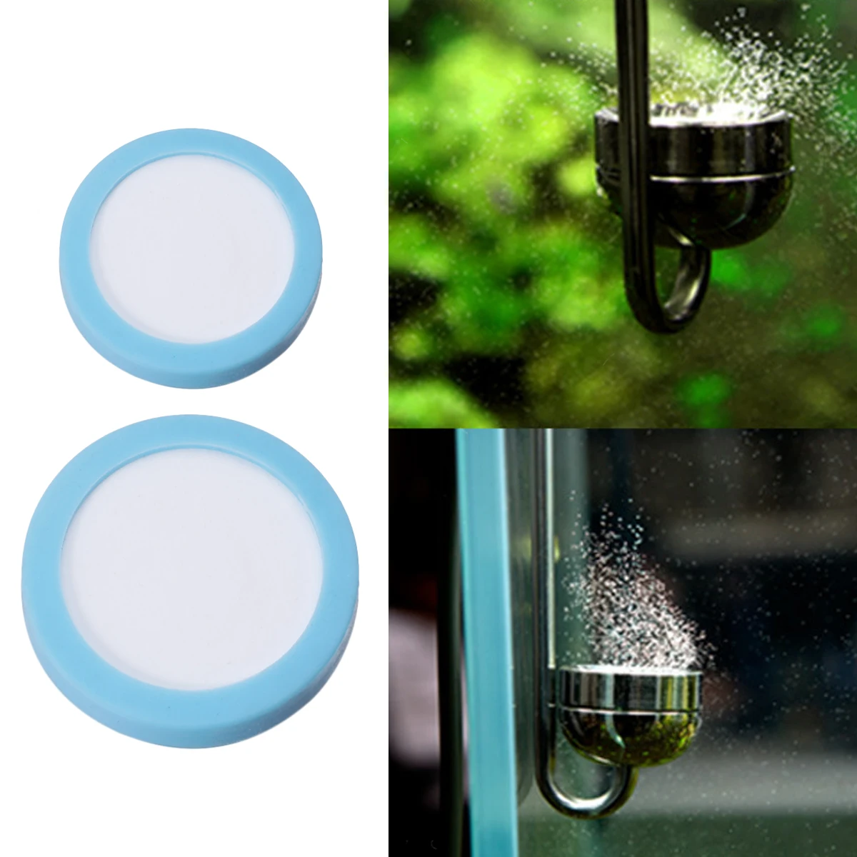 

Stainless Steel Co2 Diffuser Disc 31Mm High-Density Ceramic For Aquarium Slice Reliable Sealing Ring