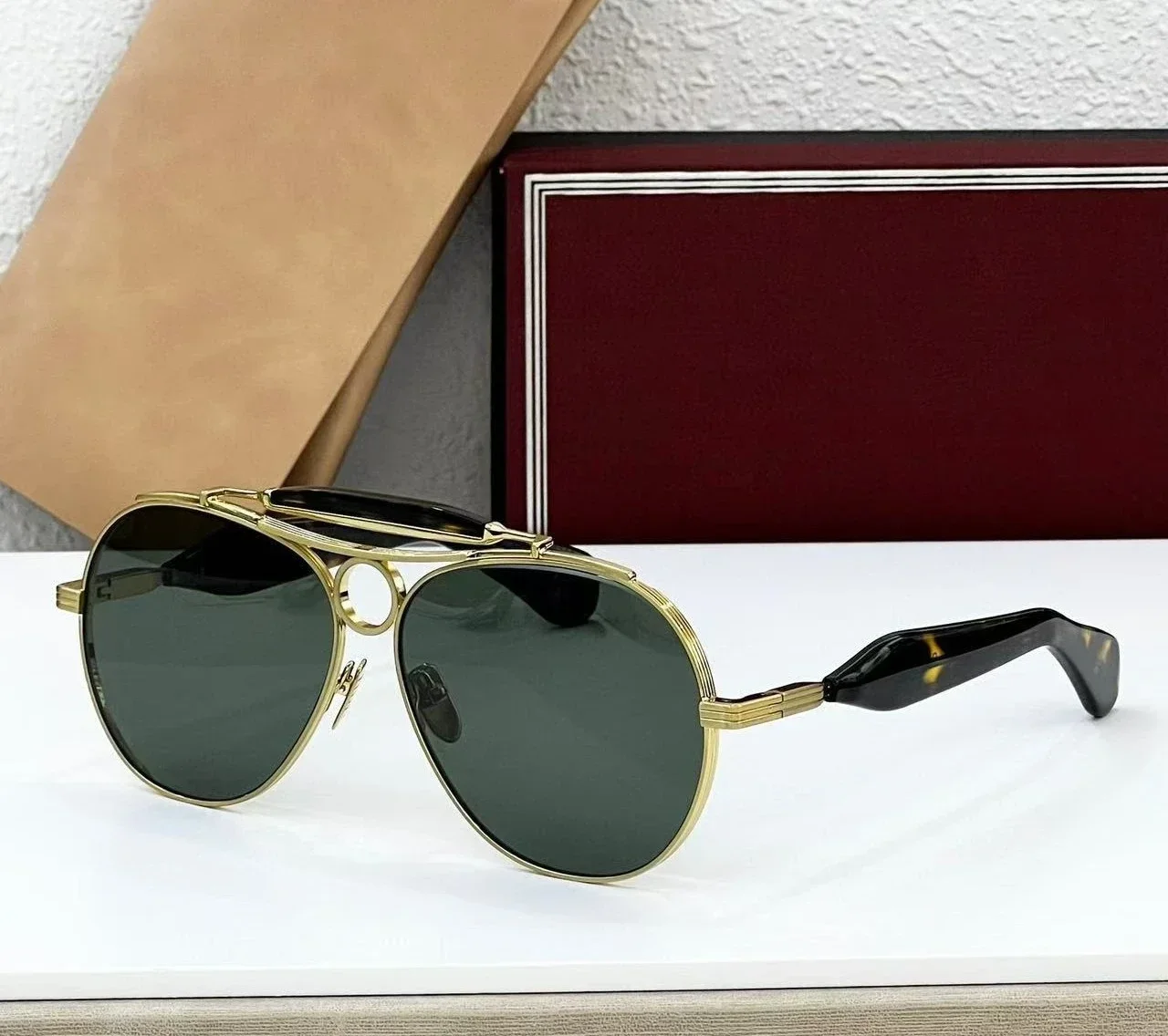 

Дизайнерские солнцезащитные очки Ollymurs JACQ JMM, новые, ручной работы, с круглой металлической оправой, модные, ретро, легкие, люксовые, премиум-класса, ASPN