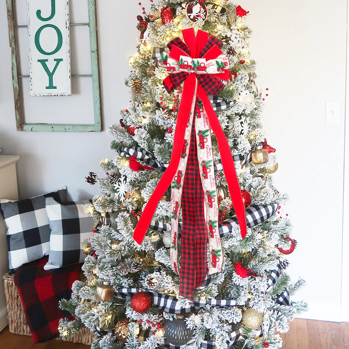 

Giant Christmas Tree Bowknot Cristmas Decoration For Home 2023 Merry Christmas Tree Ornaments Xmas Navidad New Year 2024