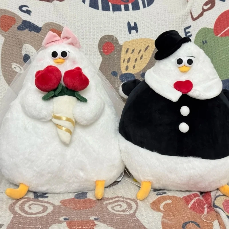 

Genuine New Cute Animal Wise Goose Q Version Large Size Plush Stuffed Doll Toy Sleepping Pillow Friend Birthday Commemorate Gift