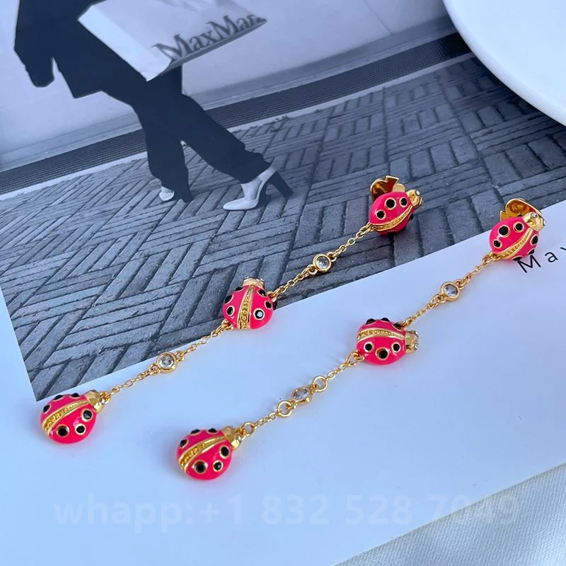 1:1 KS مجوهرات أقراط الذهب للنساء مجوهرات الأزياء 2025 مجوهرات الصيف #6