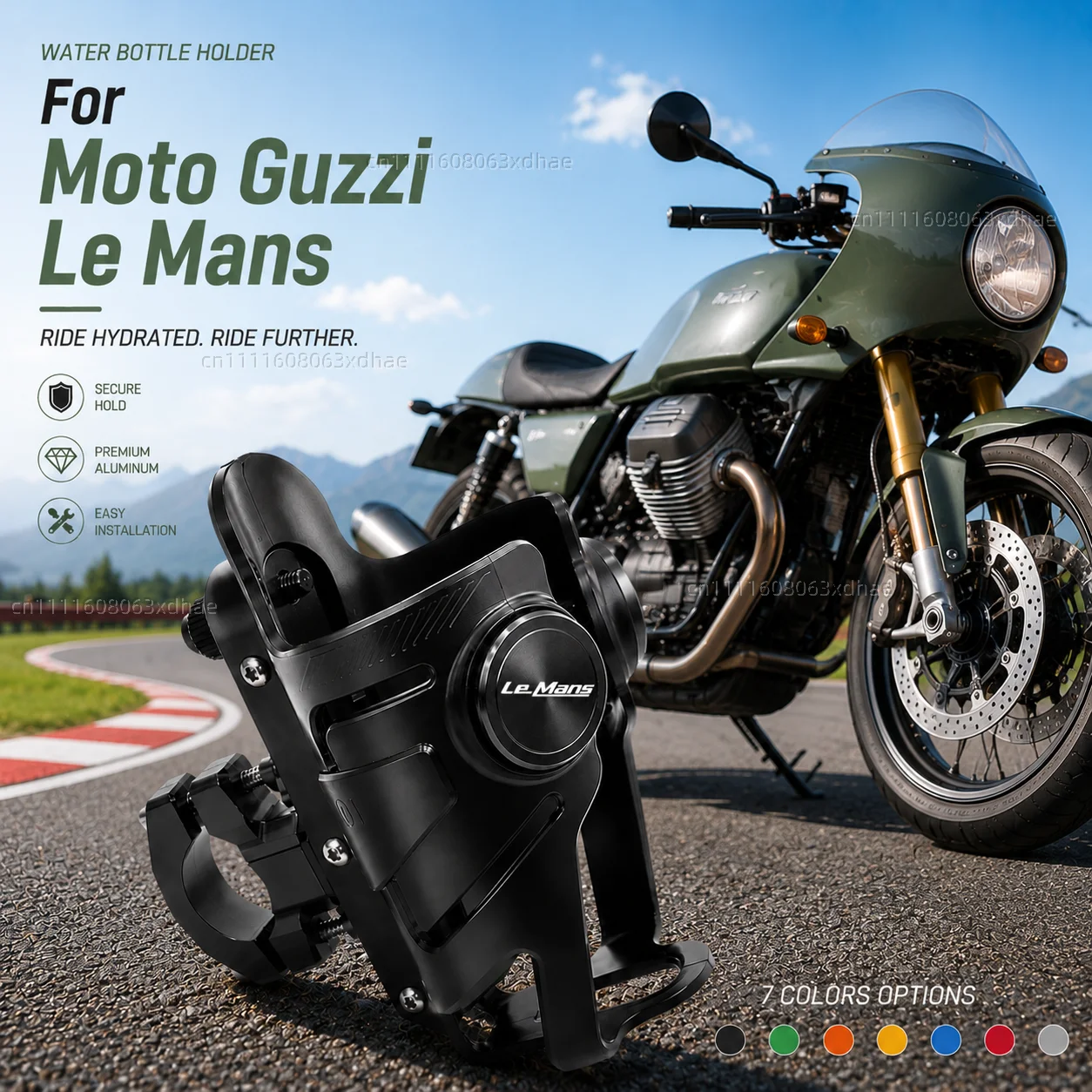 

Motorcycle Water Bottle Holder For Moto Guzzi Le Mans 1976-1993 Coffee Beverage Tea Cup Support Modification Accessories