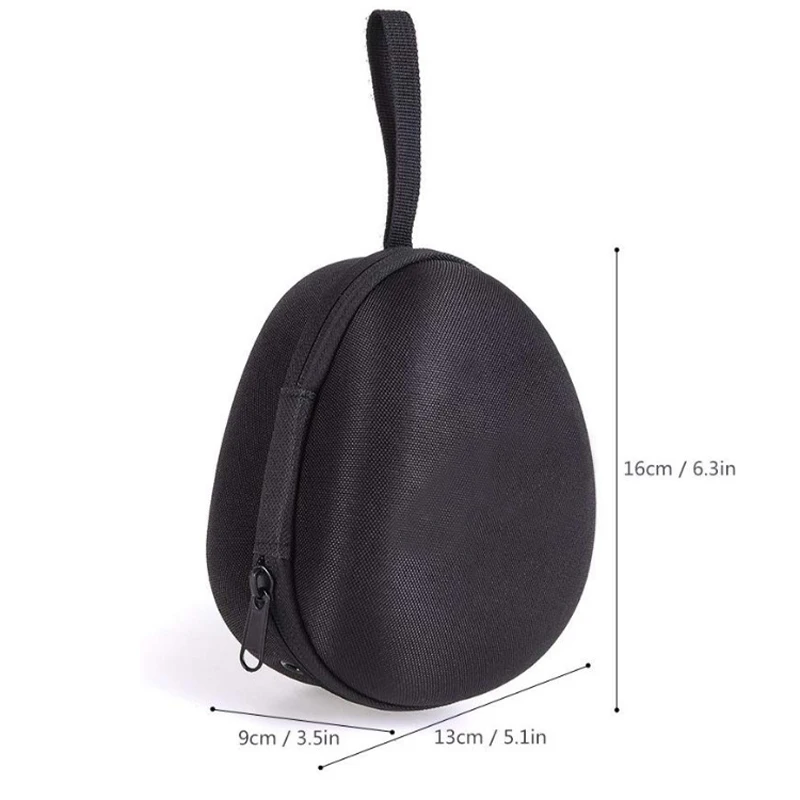 EVA Composite Fishing Gear Bag Black Teardrop-shaped Reel for Bait Casting Raft Wheel Spinning Drum