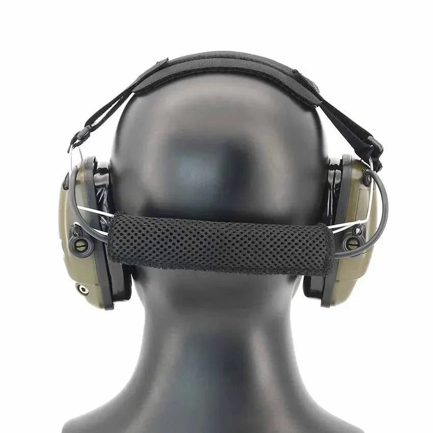 Orejeras electrónicas de tiro, diadema para deportes de impacto, auriculares tácticos de caza, antiruido