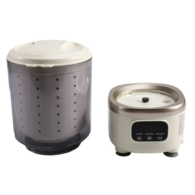 【OFF SHELF】No-Need Assembly USB Charging Portable Mini Automatic Washing Machine Can Dehydrate, No Plug Required