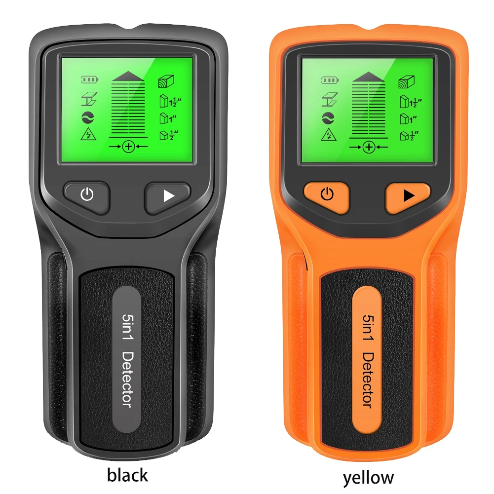 Picture 3: 5 in 1 Stud Finder Wall Detector Backlight Display Stud Sensor Beam Finders Accurate for Center Edge of Wood Metal AC Wire