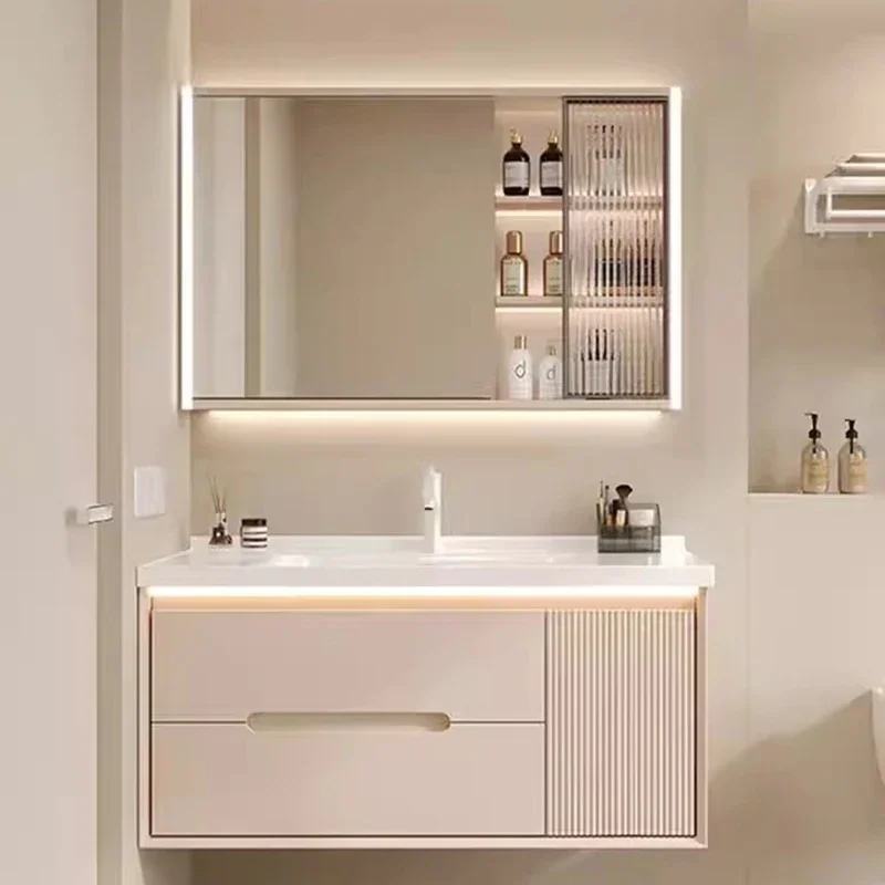 

Washbasin Toilet Bathroom Vanities Vintage Partition Vanity Light Bathroom Vanities Mirror Storage Mobiletto Bagno Furniture