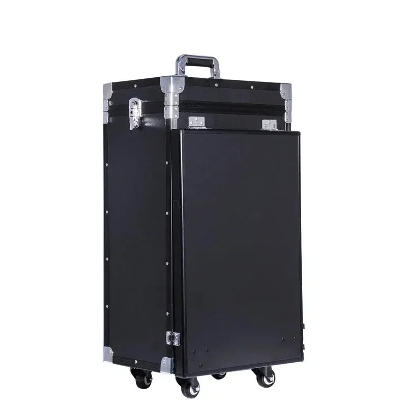 Multifunctional portable makeup artist manicure foldable trolley case,mobile workbench, stall table salon furniture  Nail Tables