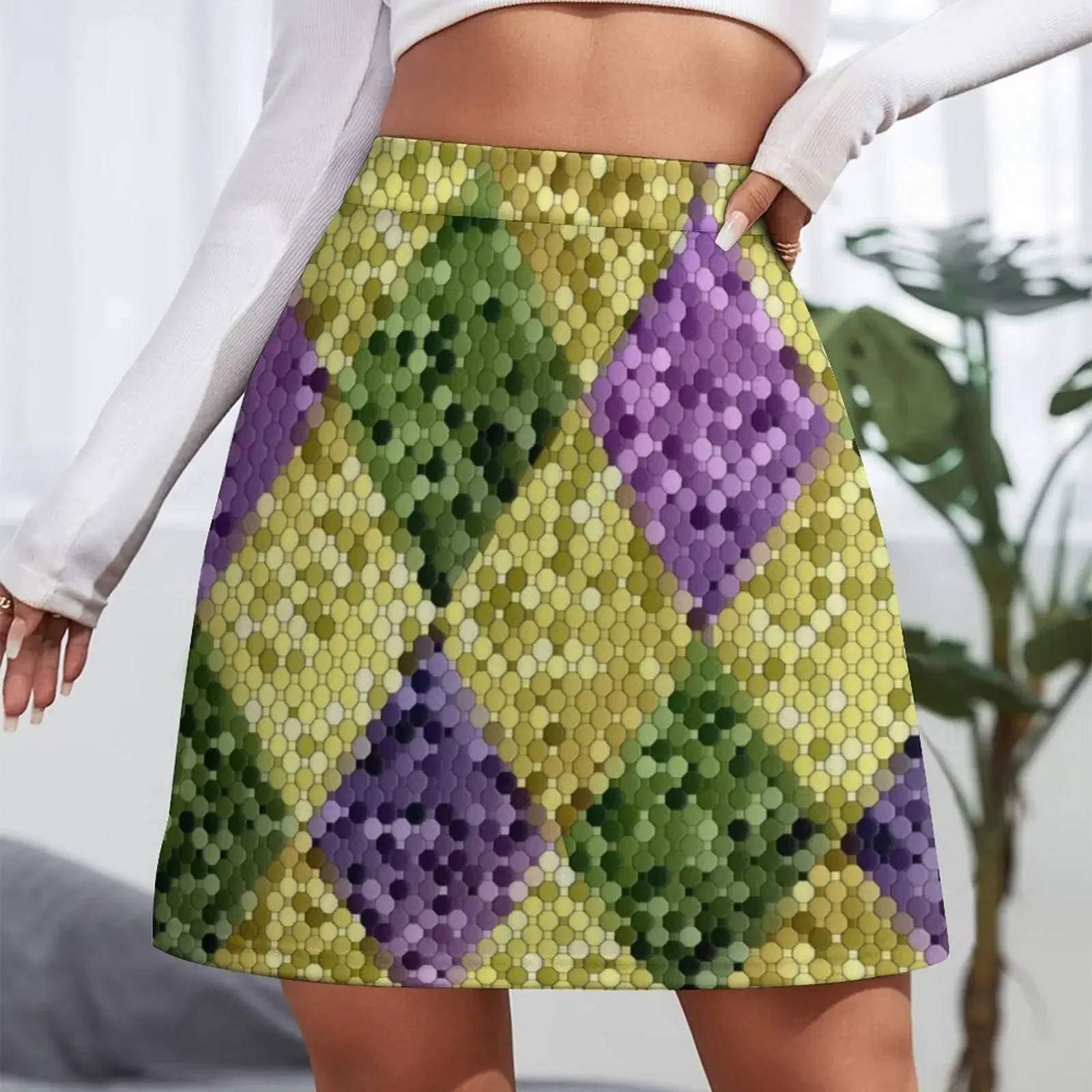 Mardi Gras Mini falda vestidos para fiesta de graduación tendencia de ropa de mujer 2024