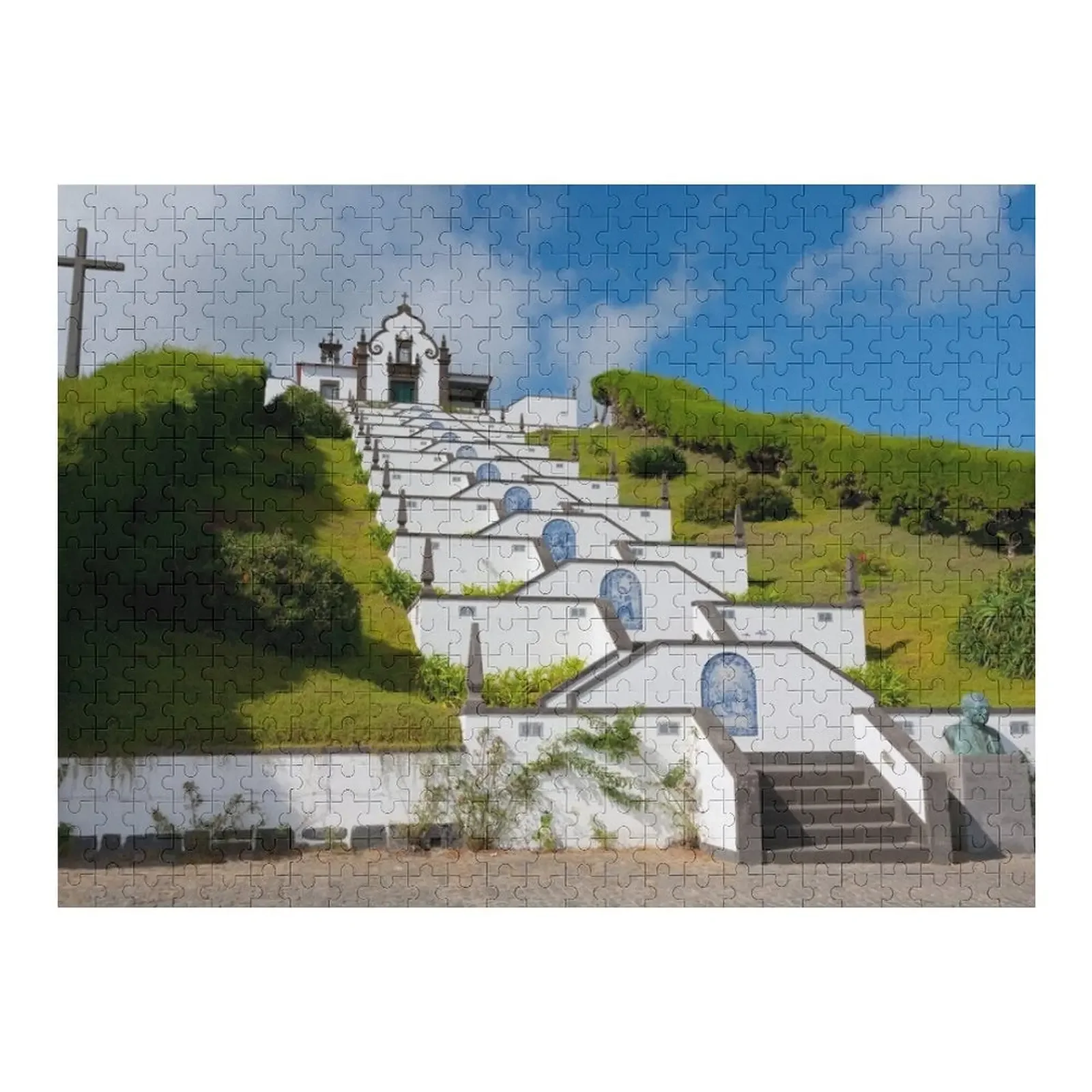 

Часовня в азорских островах Пазл Рождественские игрушки с персонализированным фотографией Персонализированные игрушки-головоломки