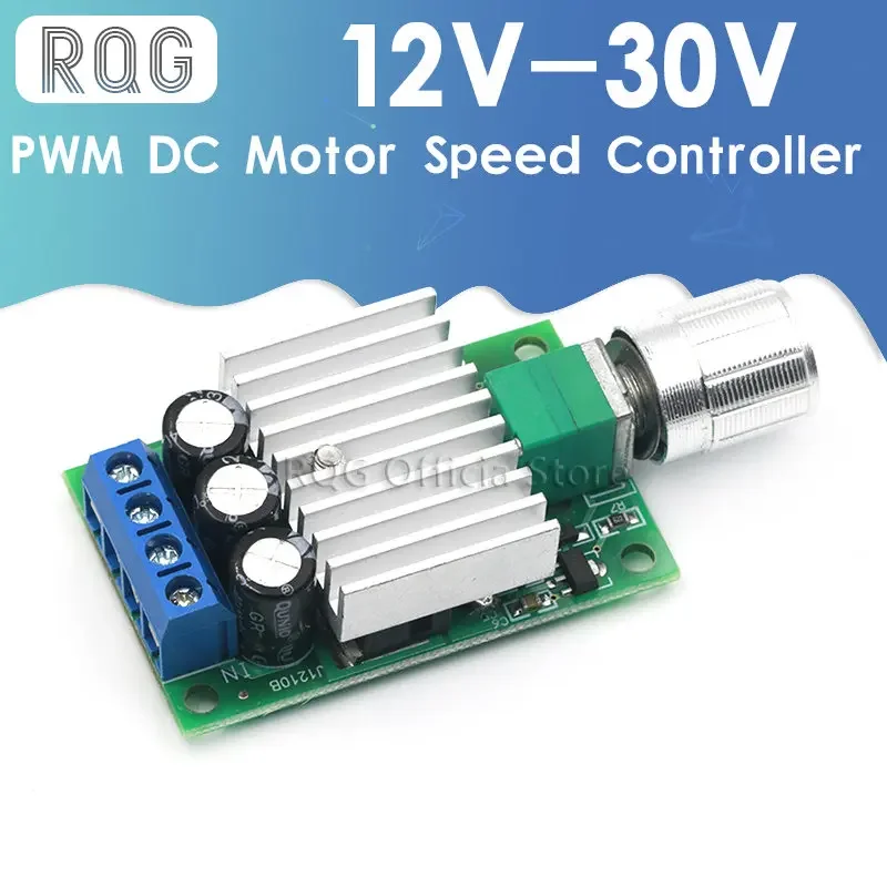 10A 12V-30V PWM DC Motor Speed Controller 12V 24V Adjustable Speed Regulator Dimmer Control Switch for Fan Motor LED Light