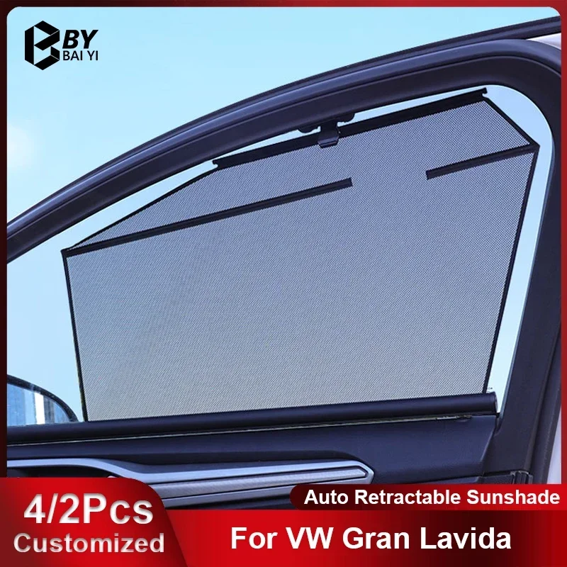 

For Volkswagen Gran Lavida 13-18 Car Auto lifting Sunshade Side Window Sunshades Protective Cover Car Interior Accessories