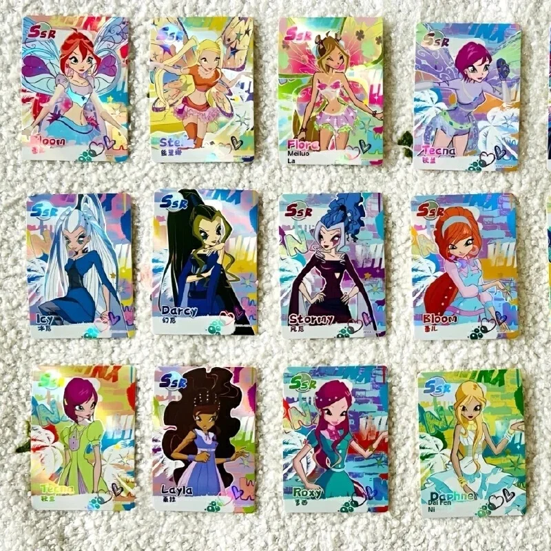 

Клубные карты Winx, официальная натуральная периферийная волшебная сумка, сказочная сумка, карта Fairy Wonderland, коллекционная карта аниме, игрушка в подарок, сделай сам