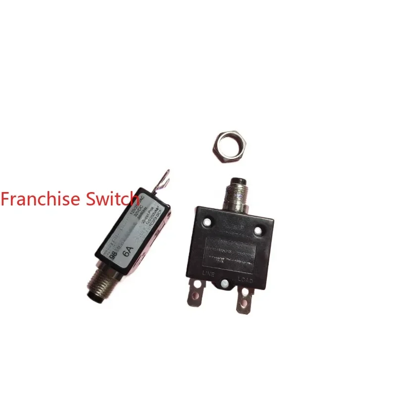

10PCS 6A Overload Protector, Overcurrent Equipment Circuit Breaker 98 Series 98-6A
