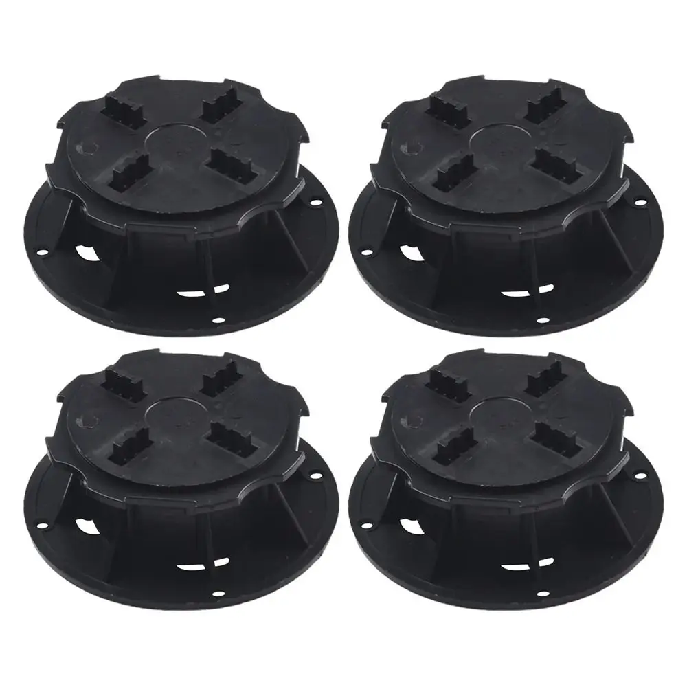 1/2Pcs Height Adjustable Decking Support Pedestal Set Slab Bearing Eliminate Slope Difference Decking Boards Terrace Bearing