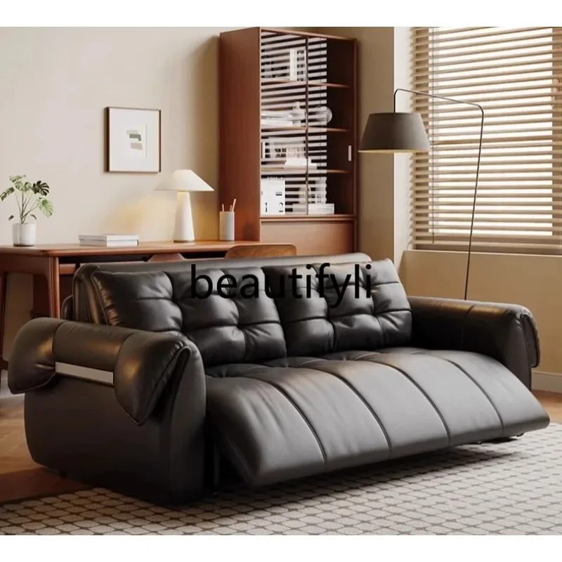 X  K132 Electric Sofa Bed Small Apartment Multi-Functional Living Room New Model Dual-Use Foldable Double Retractable Bed