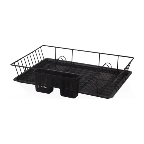 Acar Black Chrome Dish Rack 016992