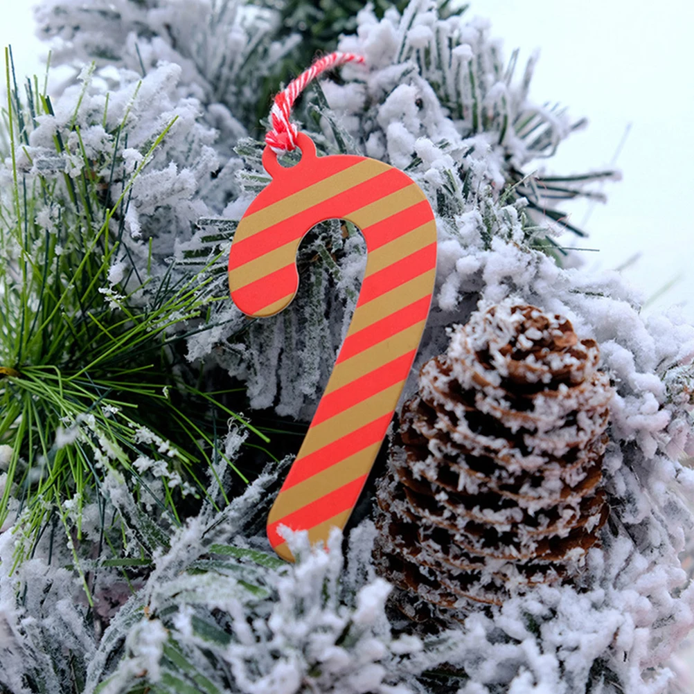 

60 Pcs Christmas Decoration Card Decorations Tree Greeting Cards Message with Hole