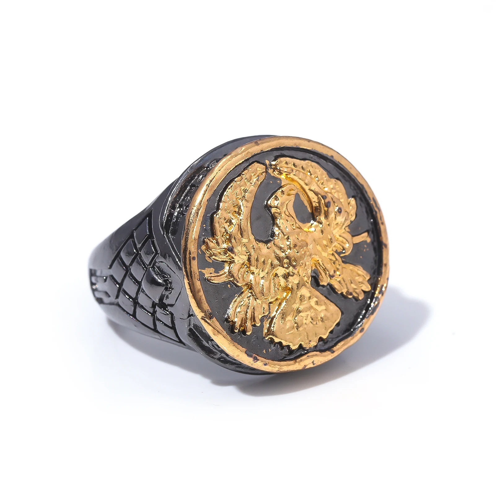 Movie Dune Ring Atreides Family Signet Ring Golden Eagle Rings for Male Fans Cosplay Jewelry Accessories Women Men Gifts