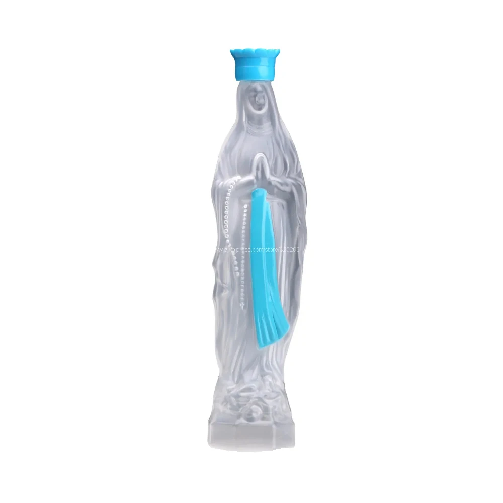 Holy Water Bottle with Virgin Mary Religious Catholic