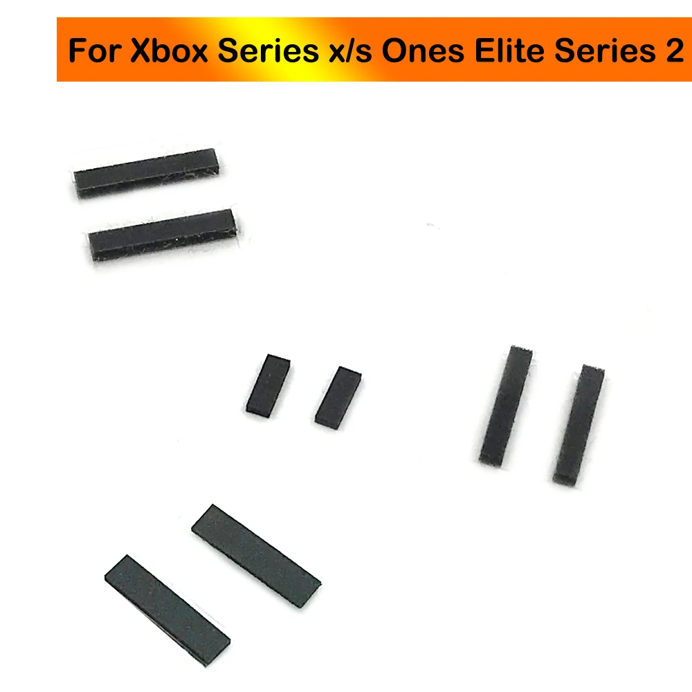 2-10Pair Shockproof Pads for Xbox Series X/S One Slim Elite 2 Controller Back Shell LT RT Rubber Pads Shock Absorbers Pad